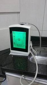 Alkaline Water Ionizer - 5 plate w/ 8" full touch screen and built-in NSF filter +2pc extra filter