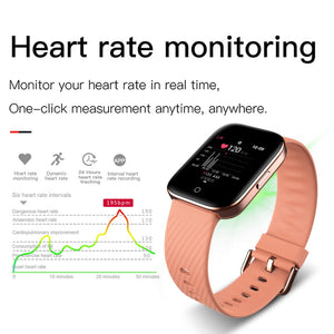 Smart Sport Watch IP68 - w/ Heart Rate BP Monitor  (Android & IOS)